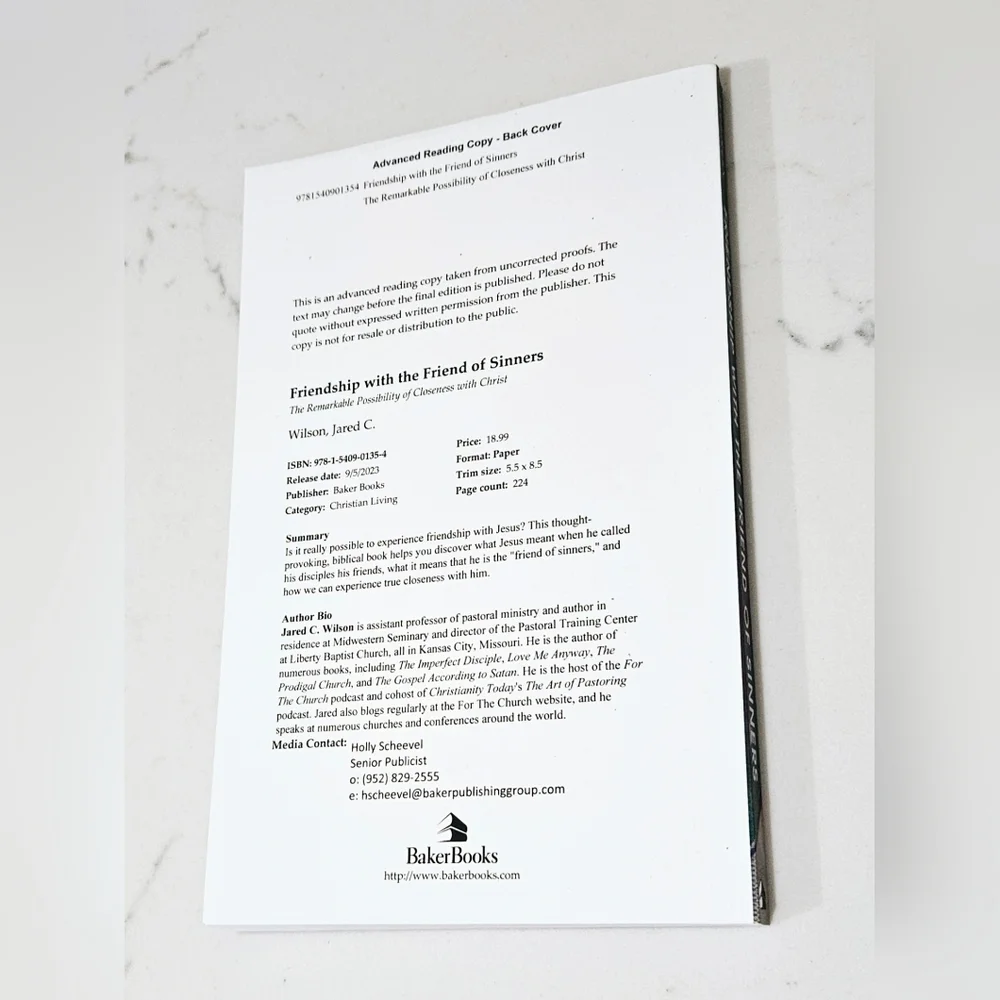 BOGO Friendship with the Friend of Sinners Paperback Book